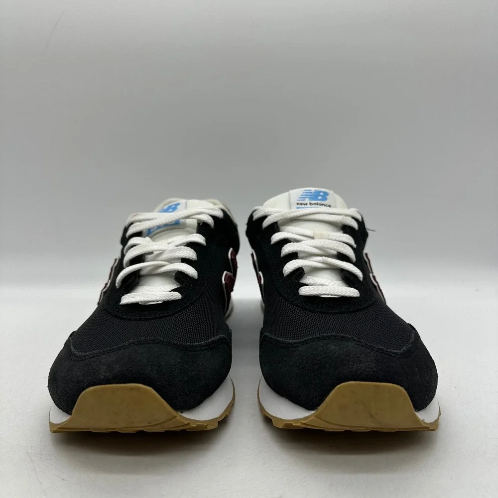 New Balance ML515BU3 Mens Size 8.5 Black Maroon Blue 515v3 Sneakers Retro Runner